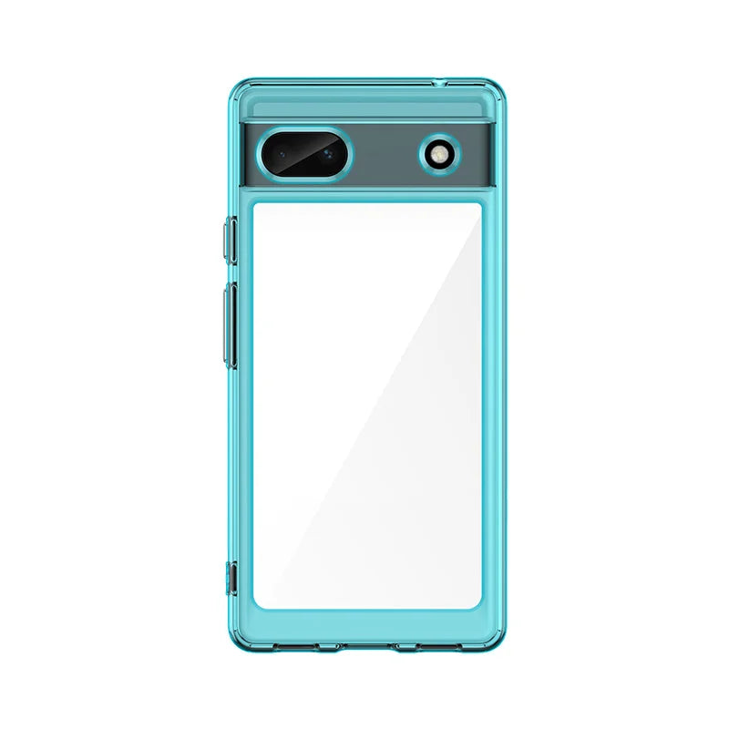 For Google Pixel 8A Case Cover Google Pixel 8A 7 8 Pro 7A 6A Capas New Back Shockproof Transparent Colour Fundas Google Pixel 8A