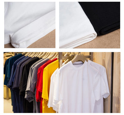 Mens T Shirt Simpsons DAD Sidewalk T-Shirts Fashion Summer Tees Aesthetic Design Cotton Clothing Gift