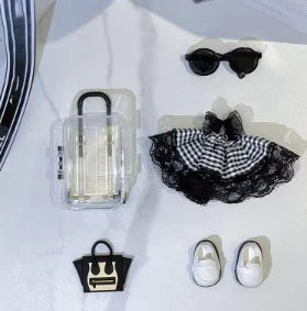 Labubu 17cm Doll Outfits Luxury Vinyl Doll Clothes 1st & 2nd Generation Compatible Delicate Baby Toy Accessories Kids Fashion