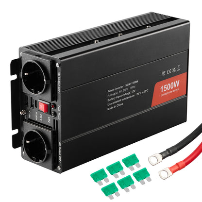 SucceBuy Modified Sine Wave Inverter 1500W / 3000W / 5000W Power Inverter for Home Devices Home Appliances Household Equipment