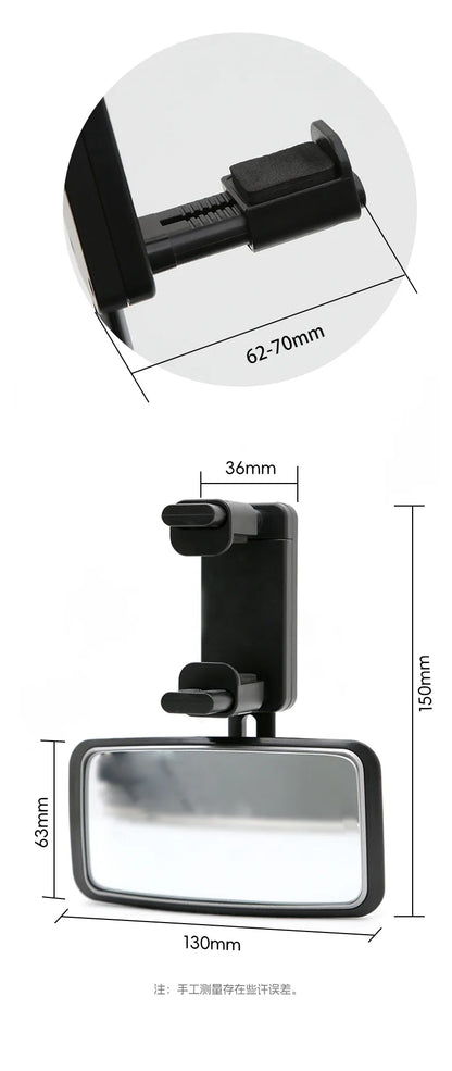 Baby Adjustable Mirror Car Interior Rear View Mirror Clip Rear Facing Mirrors For Auto Safety Driving Kids Baby Monitor Angle