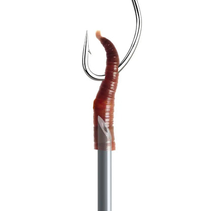 Quick Earthworm Hooking Needle Pins Hollow Gas Needle Fishing Tools Worm Baiting Needle Driller No-Escaping Hook Needles