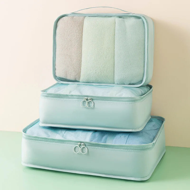 Travel Organizer Bag Set Business Trip Luggage Organization Waterproof Bag Cheap Price Multifunctional Travel Organizer Bag Set