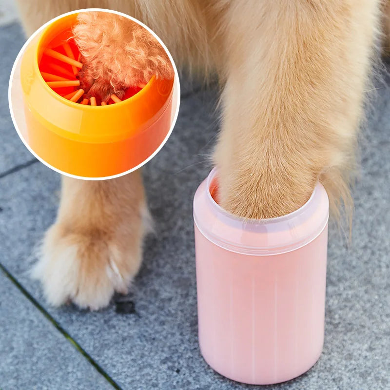 S/M/L Pet Pet Paw Soft Silicone Material Pet Foot Wash Cup Cat and Dog Foot Cleaner Portable Cleaning Tools Bucket Pet Supplies