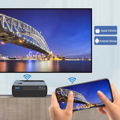 ProjectorMobile LCD Projector With Bluetooth Projectors With Speaker