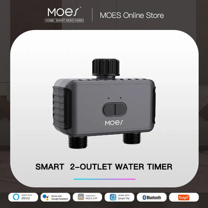 Smart Bluetooth Sprinkler Timer - Auto-Programmable Water Controller with 2-Way Rain Delay, Filter Washer & App Control