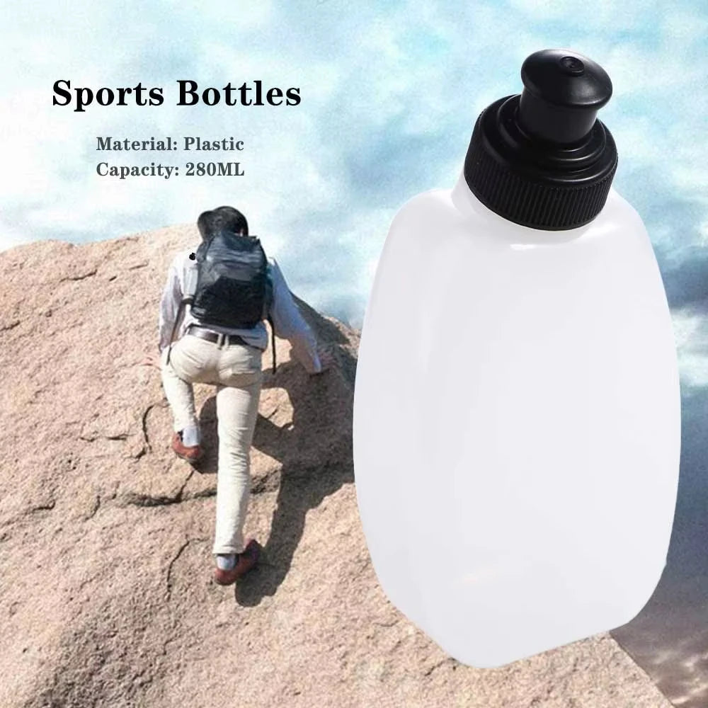 280ML Handheld Running Water Bottle for Quick Hydration for Long Distance Running BPA Free Sports Water Bottle for Running