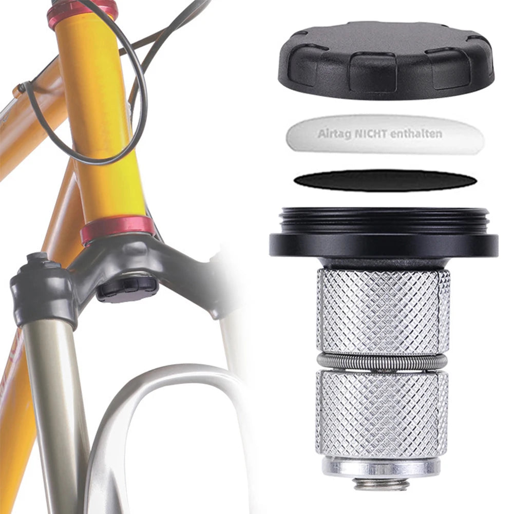 Bicycle Mounts Tracker Mount Holder Anti-Theft Protect Bicycle Mounts Bike Headset Cap Cover for Apple Airtag