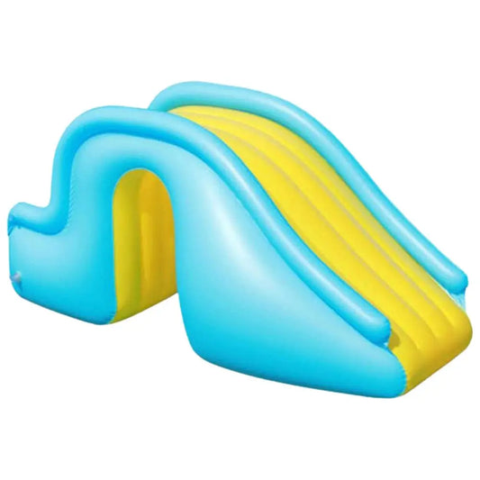 Inflatable Water Slide, Kids Water Slide, Swimming Pool Slide for Kids, Indoor and Outdoor Play, Blue PVC Slide 158*79*62cm