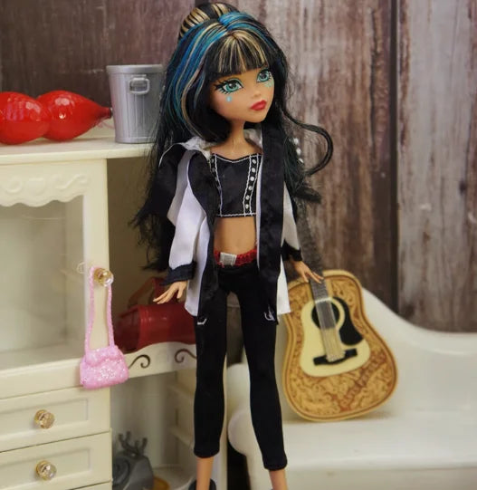 New different styles for choose accessories Casual doll clothes for MH Doll Fashion Cute Newest BBIKG445