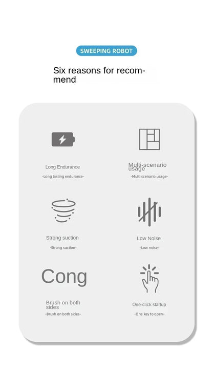 Intelligent Robot Cleaner USB Three in One Sweeping and Mopping Robot Cleaner Kitchen Robots Electric Floor Mop Home Appliance