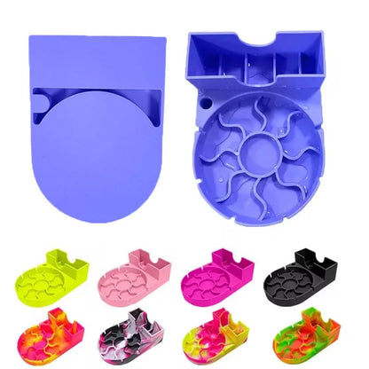 Multicolor Silicone Drain Rack for Tumbler 40oz Cup Drying Racks Straw Cup Lid Holder Water Bottle Accessories Drying Station