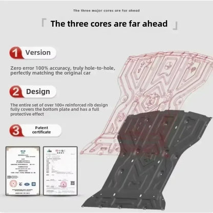 Vehicle - Specific Splash - Proof Durable Sturdy Engine Undercover And Lower Mudguard For Volkswagen TAVENDOR 2019-2024