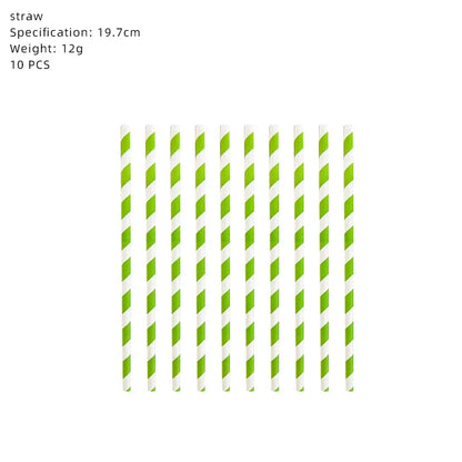 Summer Swimming Pool Party Hawaiian Theme Party Birthday Party Cutlery Paper Plate Table Cloth Decoration