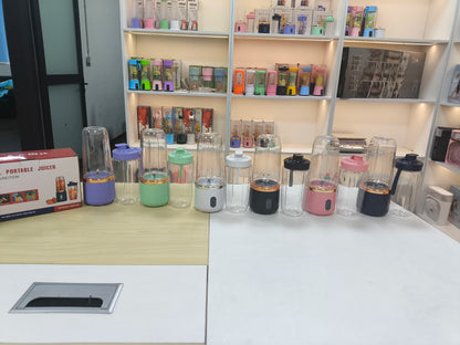 6-color 400ml portable blender, electric cup juicer, travel portable fresh juice blender, USB milkshake blender，Kitchen tools