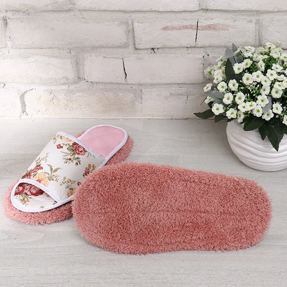 Chenille Lazy Floor Slippers Cover Cleaning Floor Removable Cleaning Floor Slippers