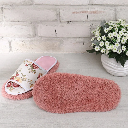 Chenille Lazy Floor Slippers Cover Cleaning Floor Removable Cleaning Floor Slippers