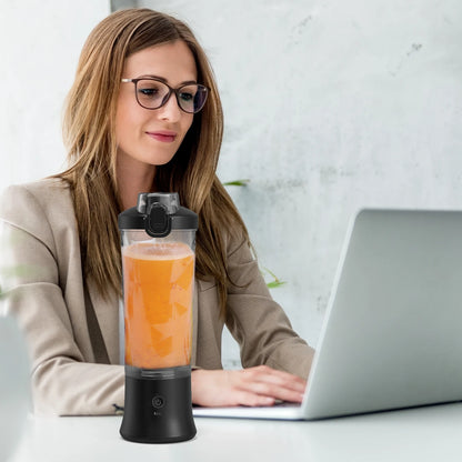 Portable Blender Electric Juicer 600ML Fruit Mixers 2000mAh USB Rechargeable Smoothie Mini Blender Multifunction Juice Maker