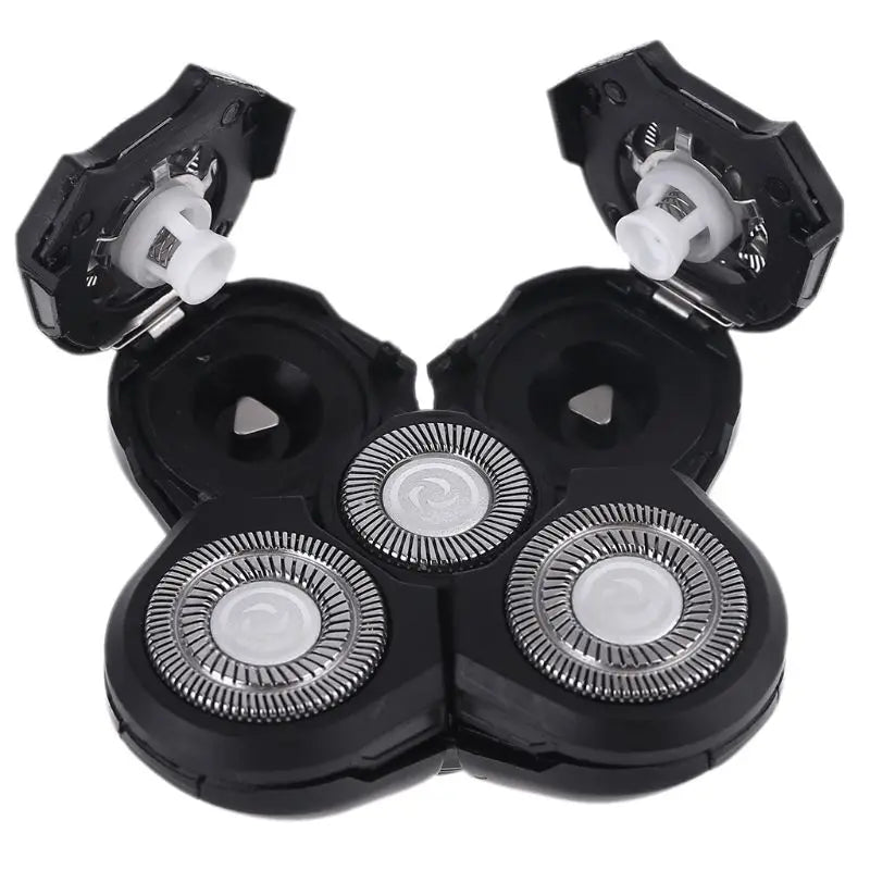 Replacement for Head Shavers 5 Heads Beard Hair Replacement Easy to Clean Electric Shaver Fit Your Face and for Dropship