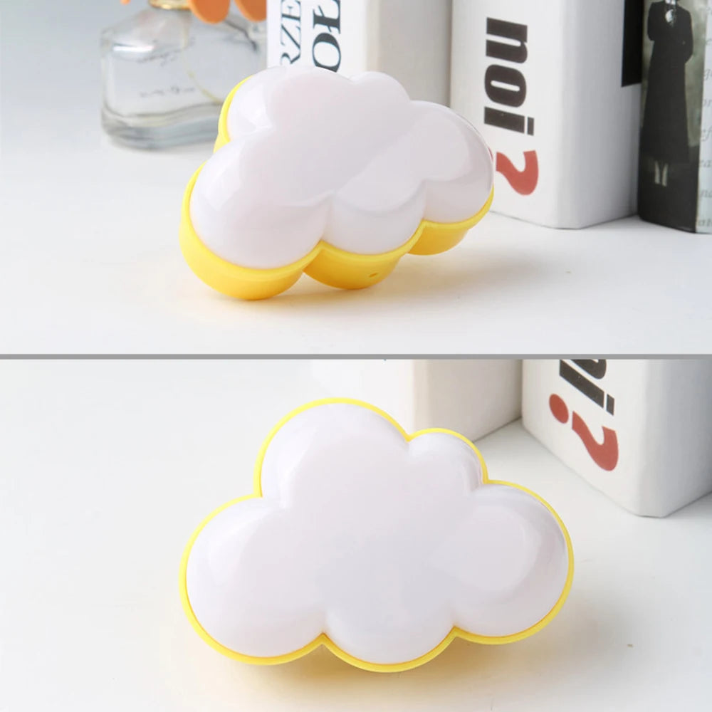 LED Smart Motion Sensor Night Lights  Plug In Auto On/Off Cloud for Kids Bedroom Stair Hallway Study Bedhead Night Lamps