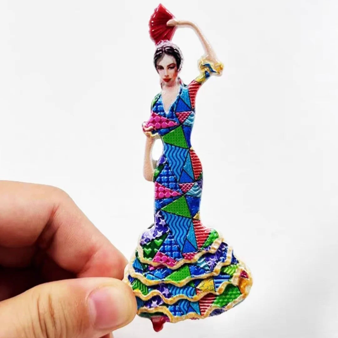 Europe Spain Barcelona Madrid Valencia Alicante Benidorm  3D Fridge Magnets Decoration Handicraft Magnetic Refrigerator