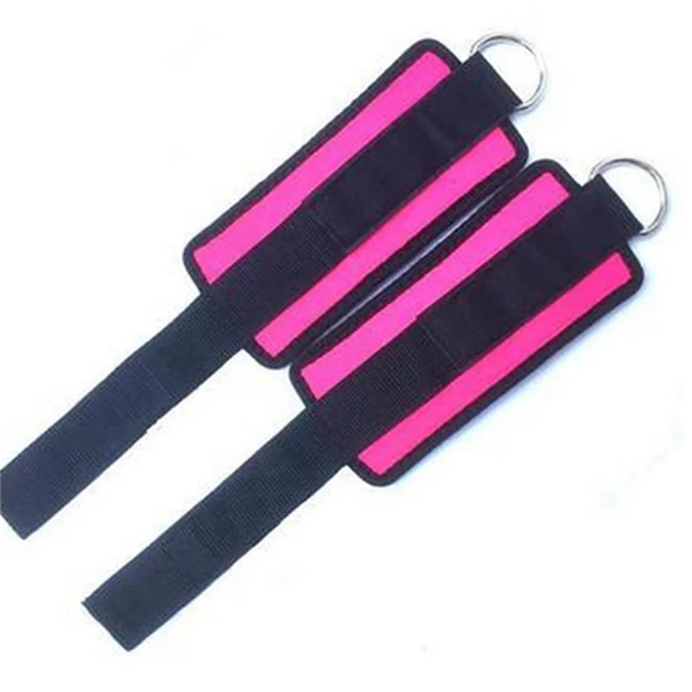 D-Ring Ankle Anchor Strap Belt Leg Strap Lifting Fitness Exercise Band Gym Cable Attachment Thigh Elastic Fitness Resistencia