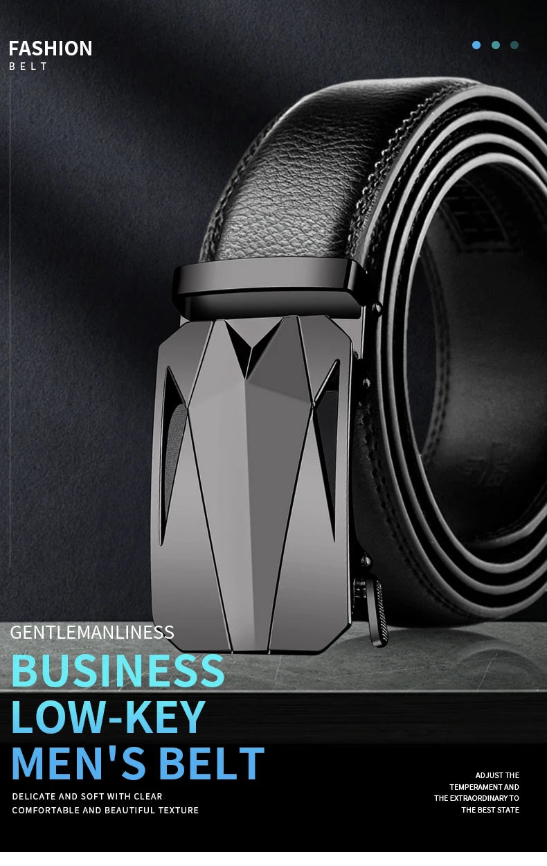 Youth Belt Brand Belt Men's Belt High Quality Men's Luxury Belt Men's Belt Male Buckle Metal Automatic Buckle