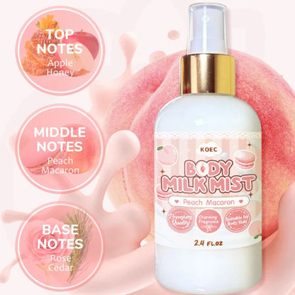 Koec Cocount 3 Counts Body Care Set-body Scrub+body Juice Oil+body Milk Mist Moisturizing Body Care Scrub Whitening Body Lotion