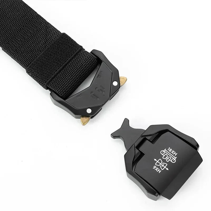 New Tactical Belt Quick Release Elastic Belt Casual Tooling Training Belt Men's Trousers Belt