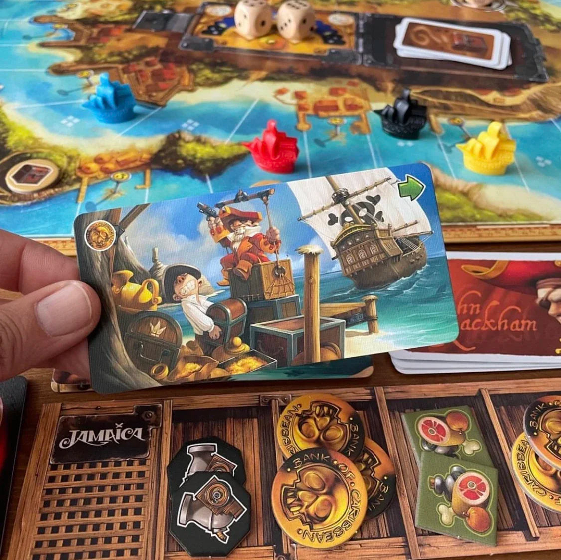 Jamaica Board Game for Family and Party, Funny Table Game, Friends Entertainment, Strategy Game, 2-6 Players