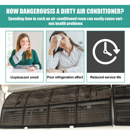 120ML Air Conditioner Foaming Cleaner Spray Deodorizer Professional Household Outside Machine Cleaning Foam Spray Deodorizer