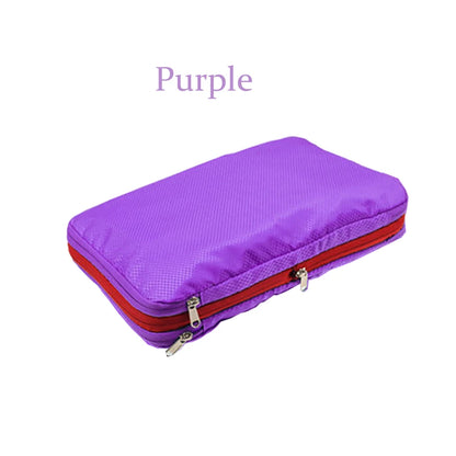 Nylon Double Layer Portable Compression Packing Cubes For Large Travel Suitcase Organizer ,Waterproof ,For Travelling