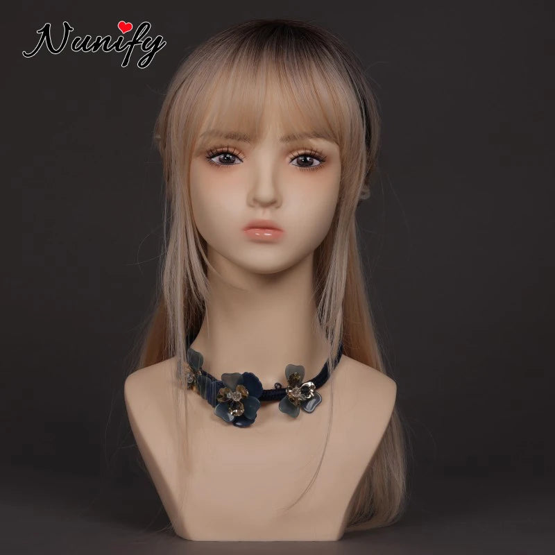 New Female Mannequin Head For Wigs Realistic Dummy Head To Put Wigs Small Lips Doll Head Korean Style Fursuit Head Base Wig Head