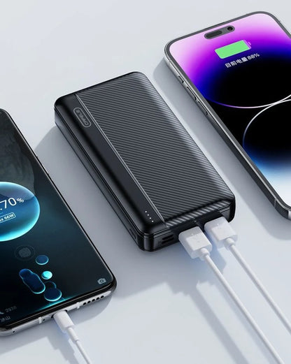 Large Capacity Power Bank 200000mAh 20000mah Fast Charging Portable for Android Mobile Phone Universal BCAK