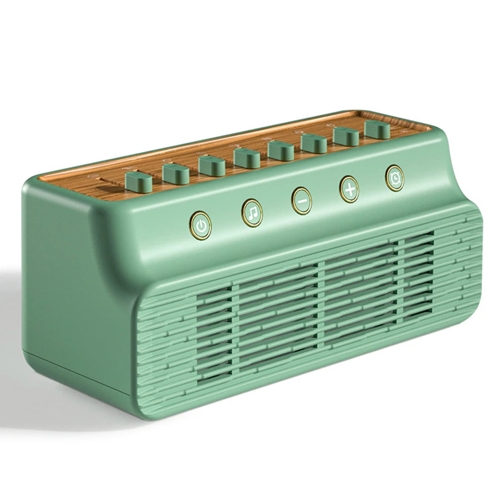 DIY White Noise Speaker with 8 Nature Sounds Nature Sounds Mixer Speaker Timer White Noise Sleep Machines for Home Creative Gift