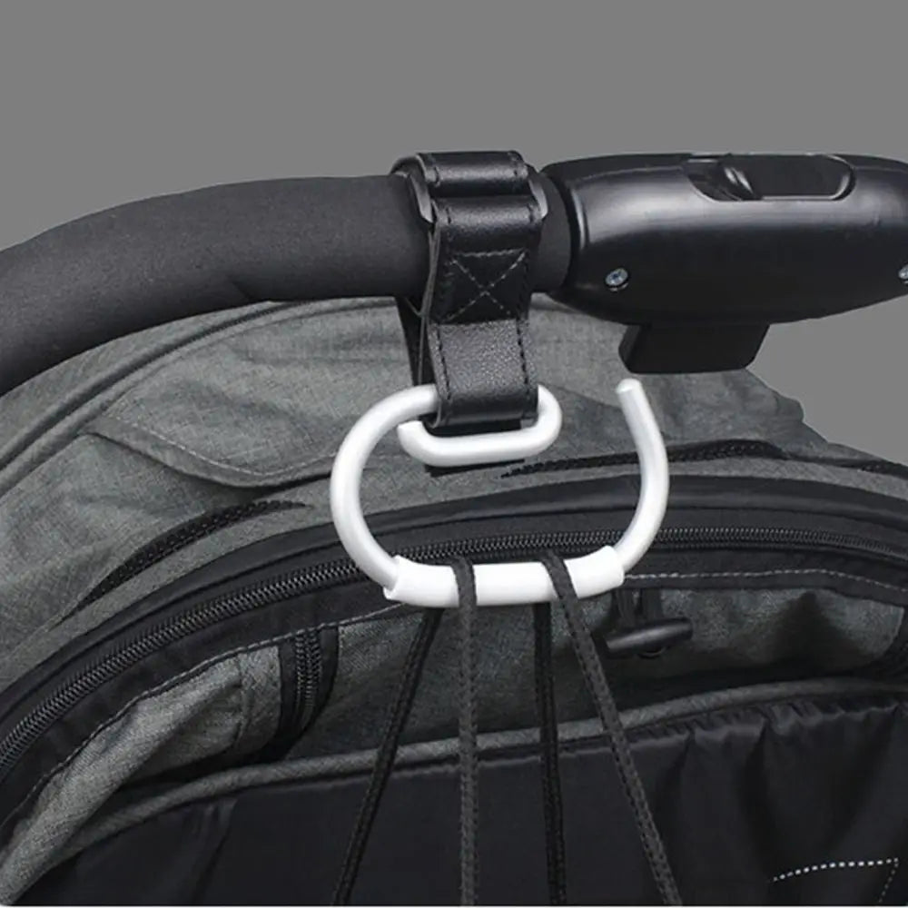 PU Baby Stroller Hooks Solid Color Stroller Accessories Hanging Hook Cartoon Cart Organizer Stroller Accessories Pram