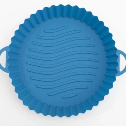 Air Fryer Liners Reusable Non-Stick Silicone Round Square Baking Tray Molds for Airfryer Oven Baking Basket Accessories