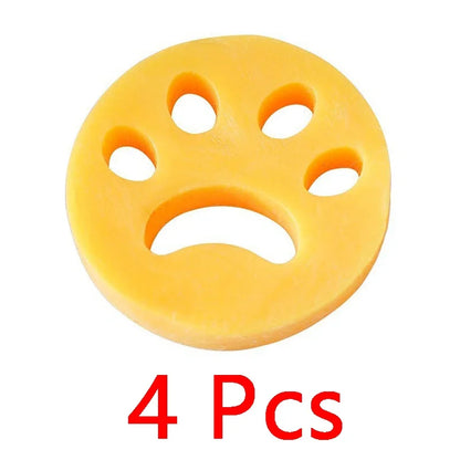 Reusable Cat and Dog Hair Clothes Bedding Lint Remover (Laundry V Animal Hair Catcher for Washing Tools Removes From Pet Machine