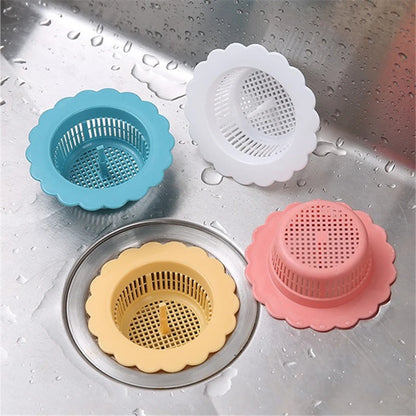 PP Kitchen Sink Strainers Plastic Dishwashers Grids Bathroom  Anti-clogging Leak Screen Small Compact Household Floor Drain Tool