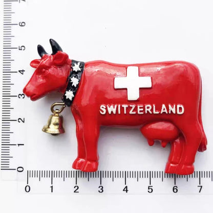 Europe Switzerland 3D Fridge Magnets Tourism Souvenir Refrigerator Magnets Sticker Collection Handicraft Decoration Articles