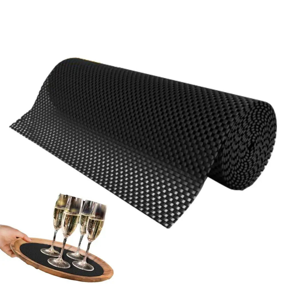 Drawer Liner Hardwood Floors Rug Liner Drawer Shelf &Cabinet Liner Thick Grip Non-Slip Woodworking Mat Pad for Shelves Tableware