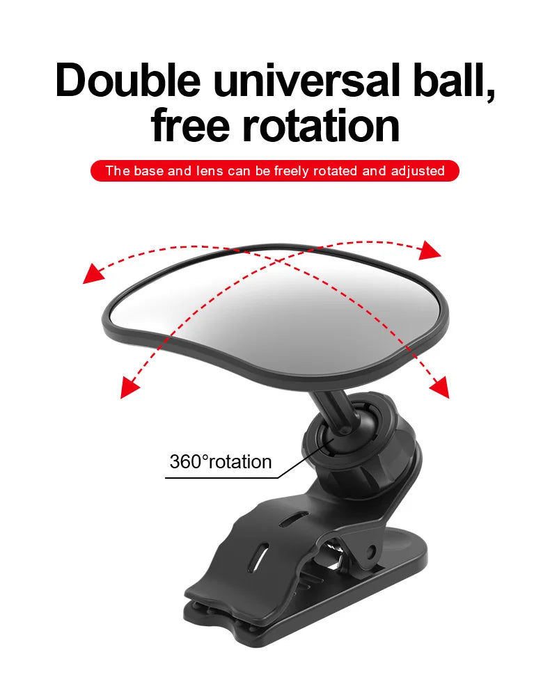 Car interior baby observation mirror, car child safety seat rearview mirror, installation of auxiliary mirror, reverse blind spo