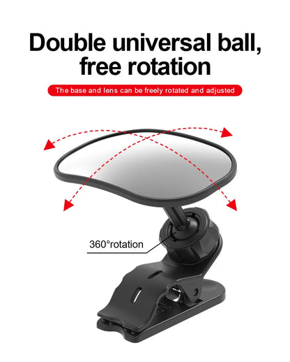 Car interior baby observation mirror, car child safety seat rearview mirror, installation of auxiliary mirror, reverse blind spo