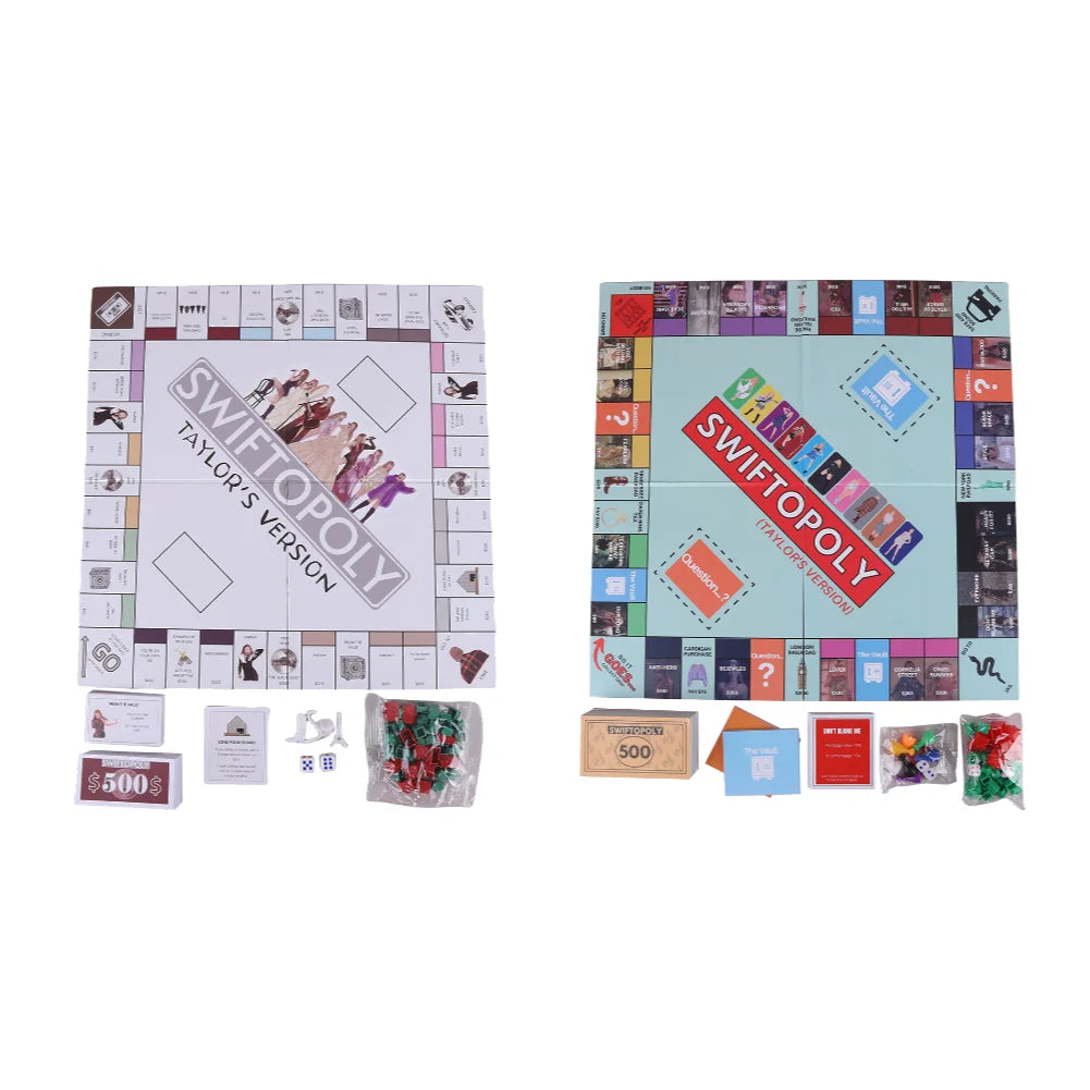 Board Game Fun Party Family Interactive Chess Games Swiftopoly Board Game Adults Fans Interactive Board Gam