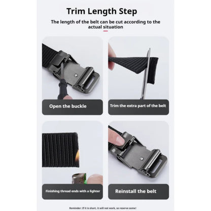 Men's Belt Jeans Belt for Men Tactical Belt Nylon Belt Metal Buckle Automatic Belt Casual Style