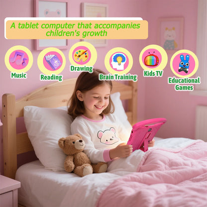 7-inch children's learning tablet parental control WIFI  dual cameras  high-definition screen anti drop  no Adapter