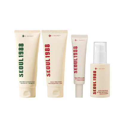 KSECRET SEOUL 1988 Skincare, Foaming Cleanser, Eye Cream, Brightening Essence, Anti-aging, Moisturizing, Improve Skin Elasticity