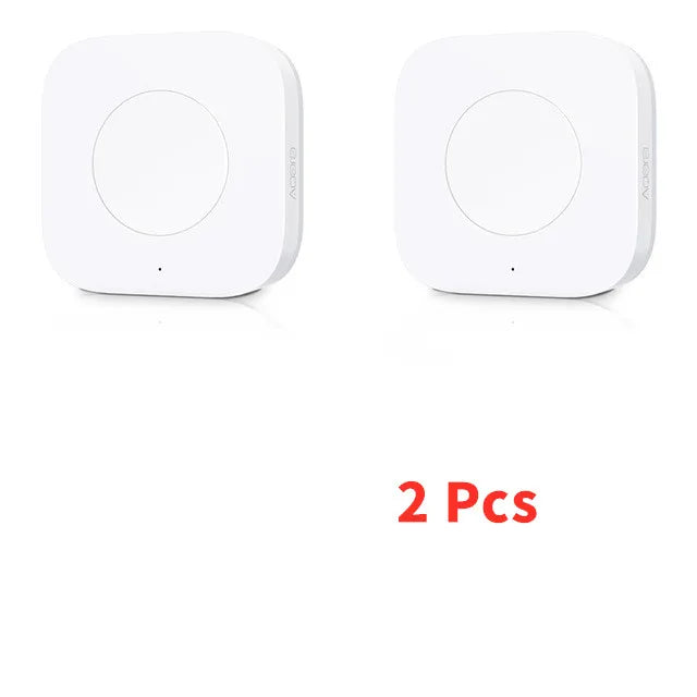 Aqara Mini Wireless Switch Zigbee Connection Versatile 3-way Control Button For Smart Home Devices Compatible With Apple HomeKit
