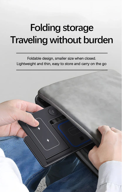 High-Speed Wireless Charging Station 3in 1 for iPhone16/15/14/13/12/11,iWatch10/9/8/7,AirPods2/3/Pro-Multiple Devices-for Home