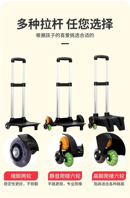 TAKARATOMY Backpack Trolley School Bag Pikachu School Bag Stationery Storage Backpack Multifunctional Travel Bag School Season